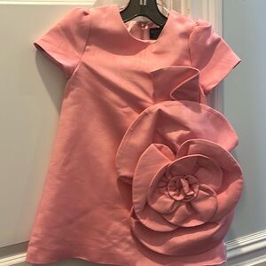 Girls Bardot Junior Pink Size 7 formal dress with flower
